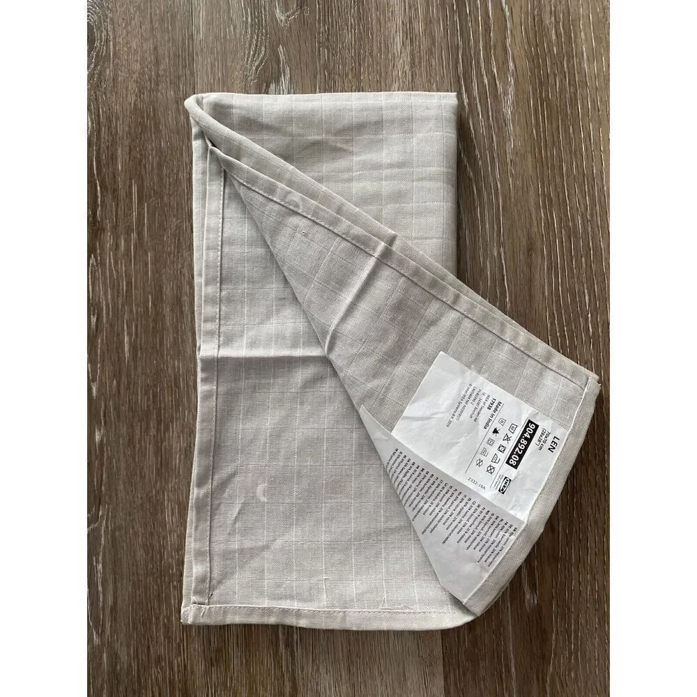 Ikea Hand Grid Lines Moon Pattern Hand Towel